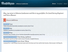 Tablet Screenshot of jlaaksonen.portfoliopen.com