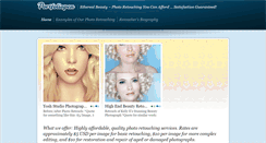 Desktop Screenshot of fleetofangels-photo-retouching.portfoliopen.com
